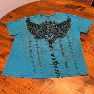 Route 66 Blue T-shirt Size XL